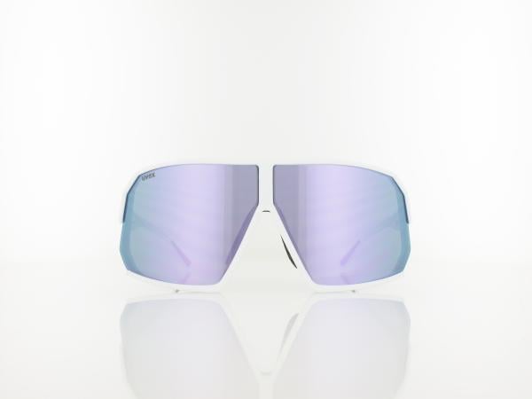 UVEX | sportstyle 237 S533058 8816 75 | white matt / supravision mirror lavender