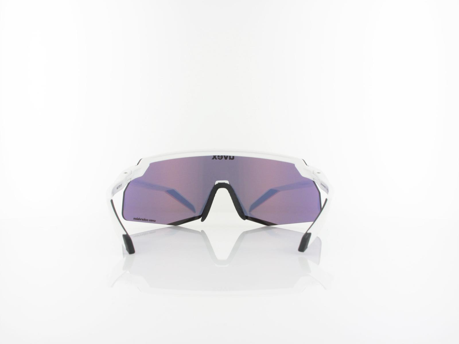 UVEX | pace stage S CV S533073 8882 140 | white matt / colorvision mirror yellow