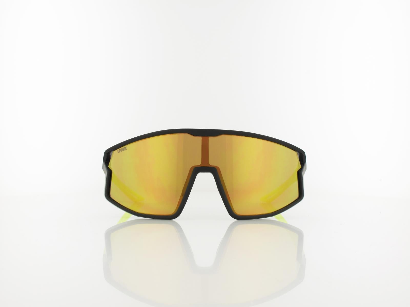 UVEX | skyryse jr. S533076 2616 125 | black-yellow matt / mirror yellow