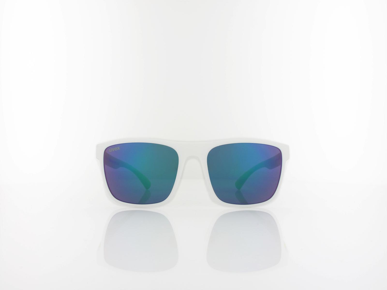 UVEX | rookie S533077 5616 50 | white-lime matt / mirror green
