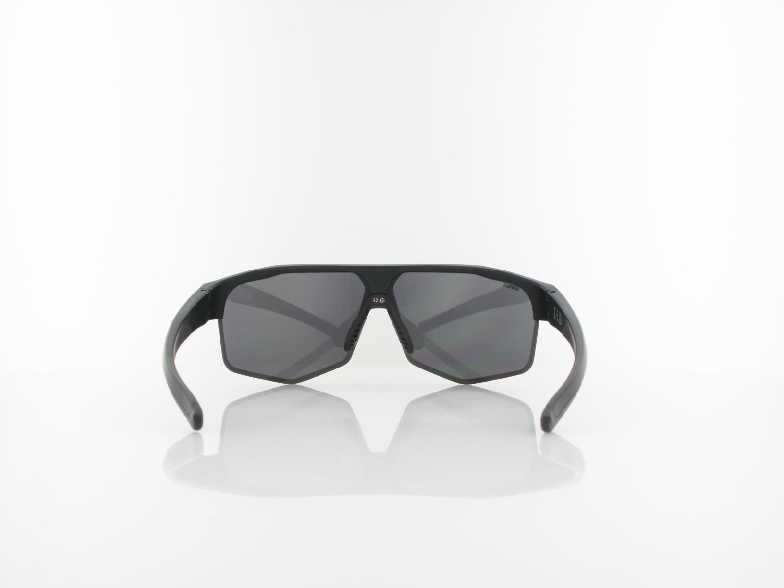 UVEX | axos set S533081 2216 70 | black matt / mirror silver - clear
