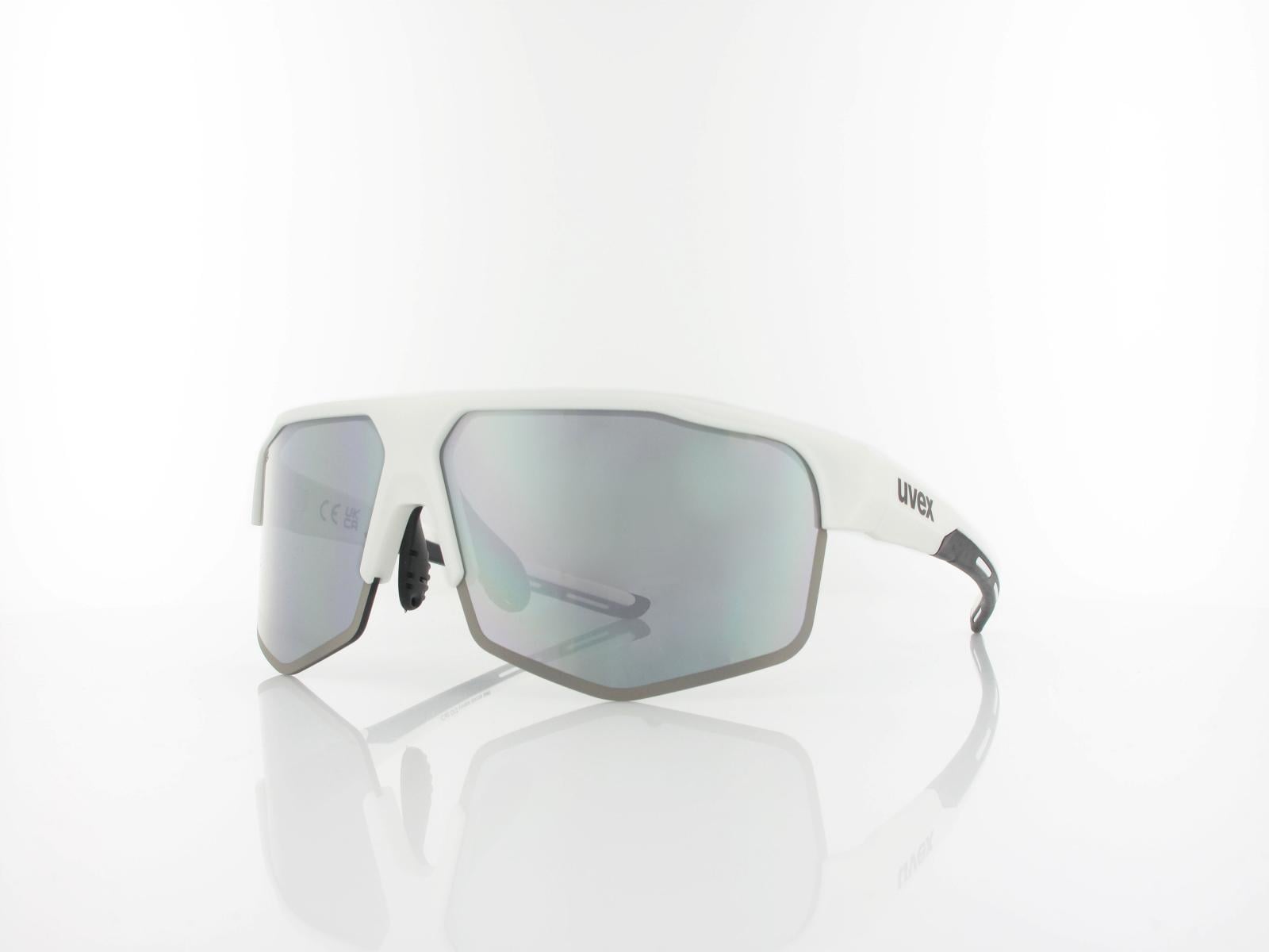UVEX | axos set S533081 8816 70 | white matt / mirror silver - clear