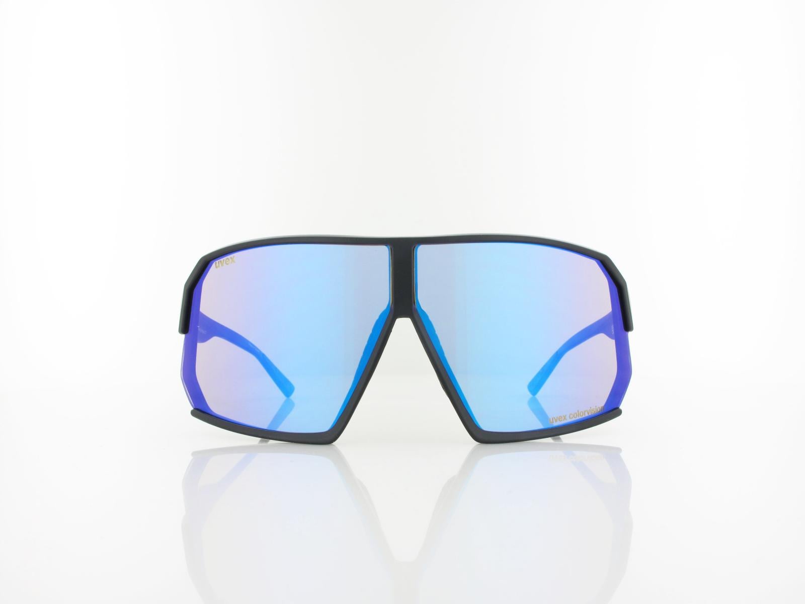 UVEX | sportstyle 237 CV S533086 2288 75 | black matt / colorvision mirror blue