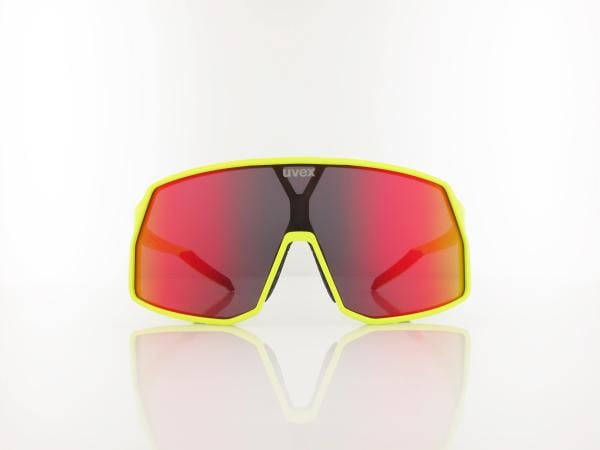 UVEX | pace stage S534030 6616 145 | neon yellow matt / mirror red