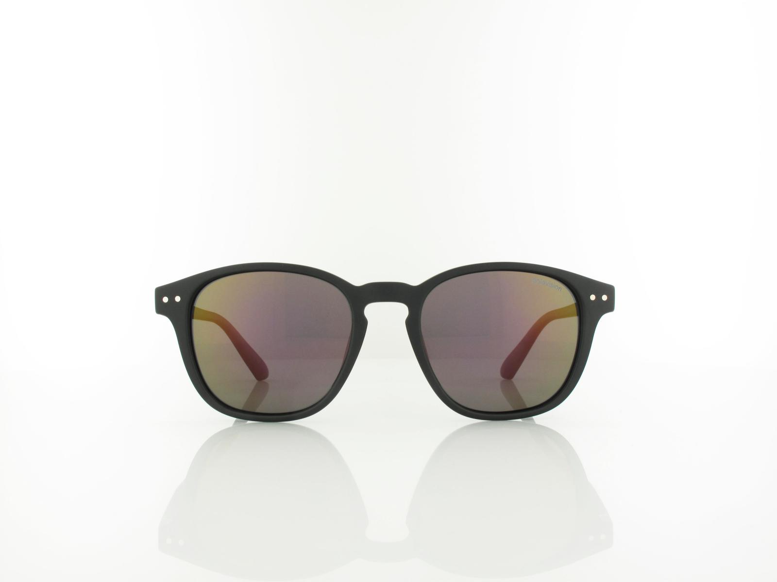 UVEX | lace P S534033 2216 50 | black matt / mirror red polavision