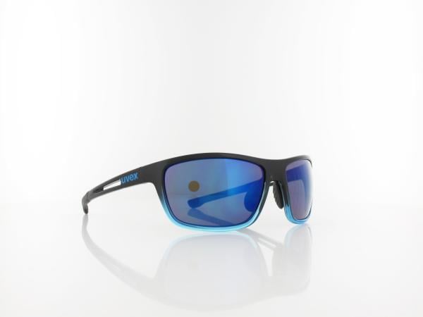 UVEX | RXd 4004 1135 58 | black transparent / brown blue mirror