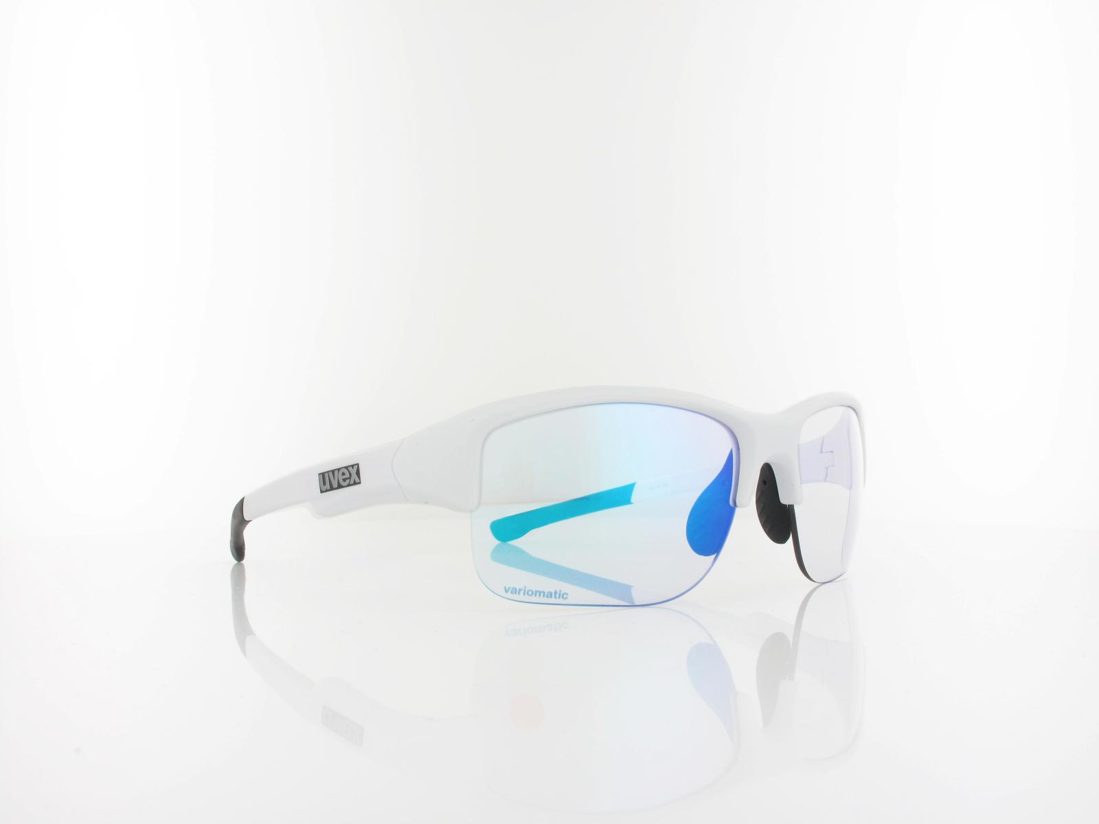 UVEX | RXc 4200 2000 62 | white matt / blue mirror vario brown