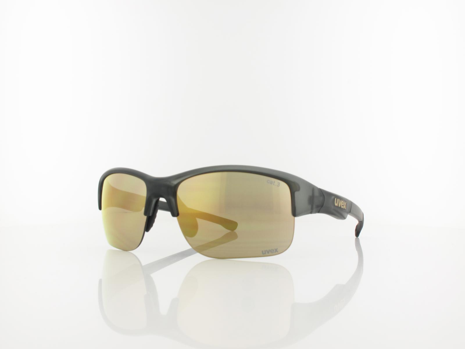 UVEX | RXc 4200 9063 1525 62 | grey matt translucent / gold mirror