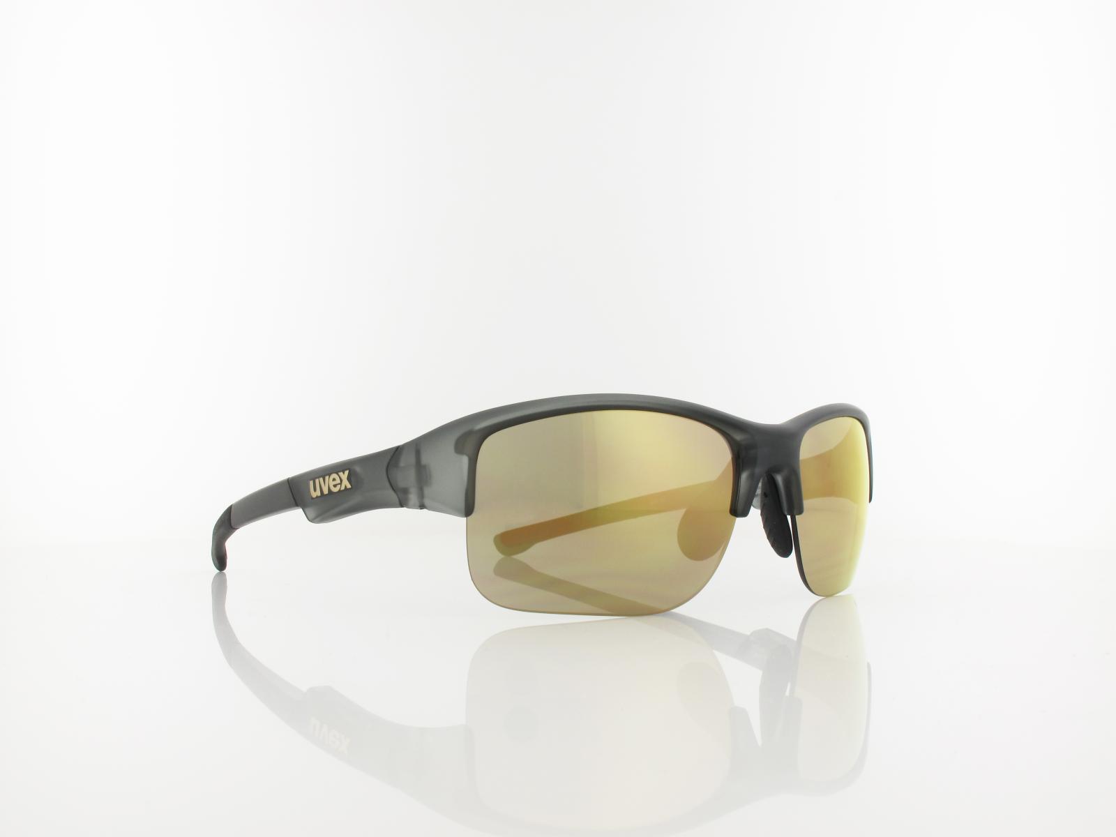 UVEX | RXc 4200 9063 1525 62 | grey matt translucent / gold mirror