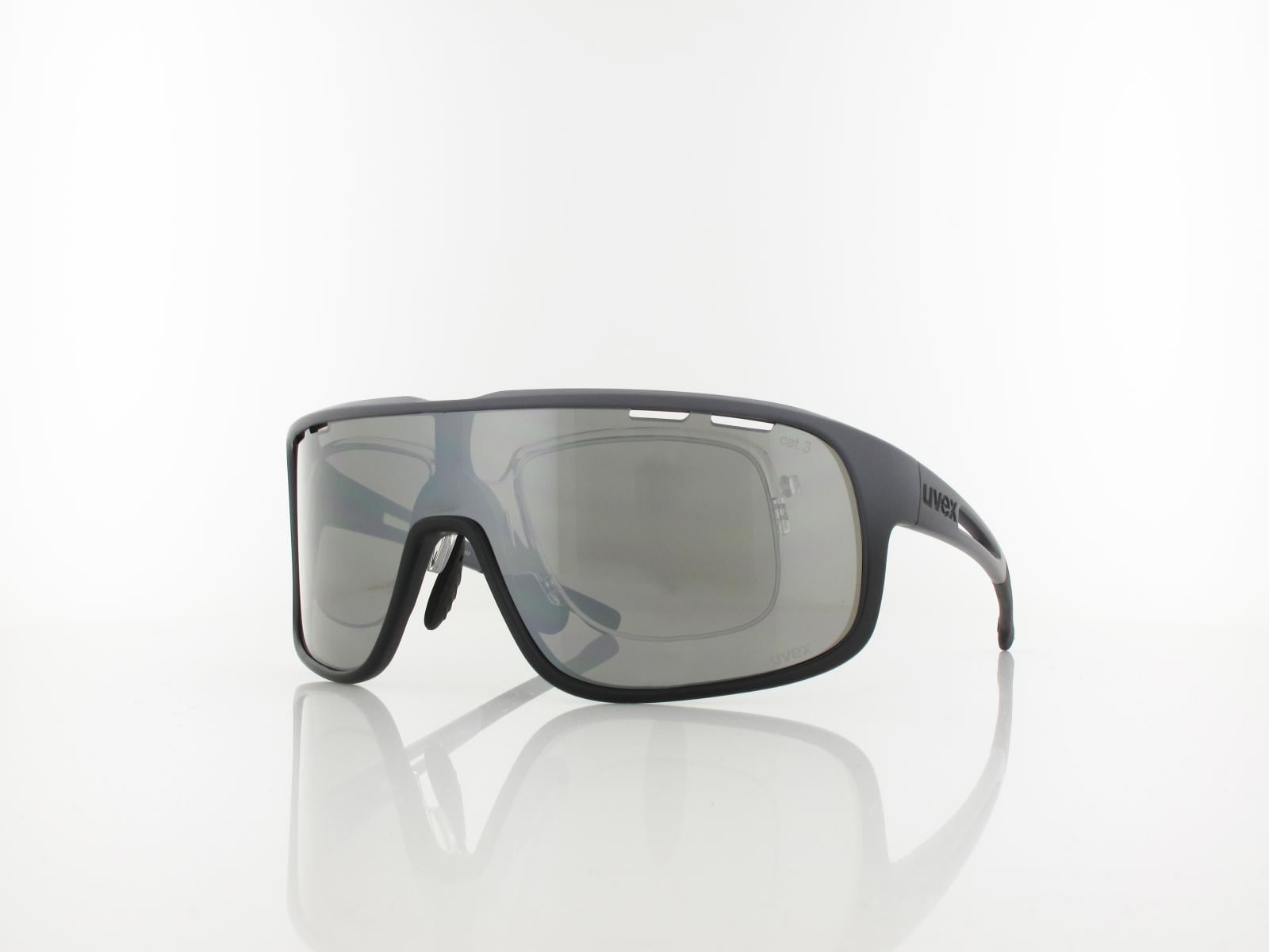 UVEX | RXs 4300 2212 9034 135 | grey black matt / grey - silver mirror