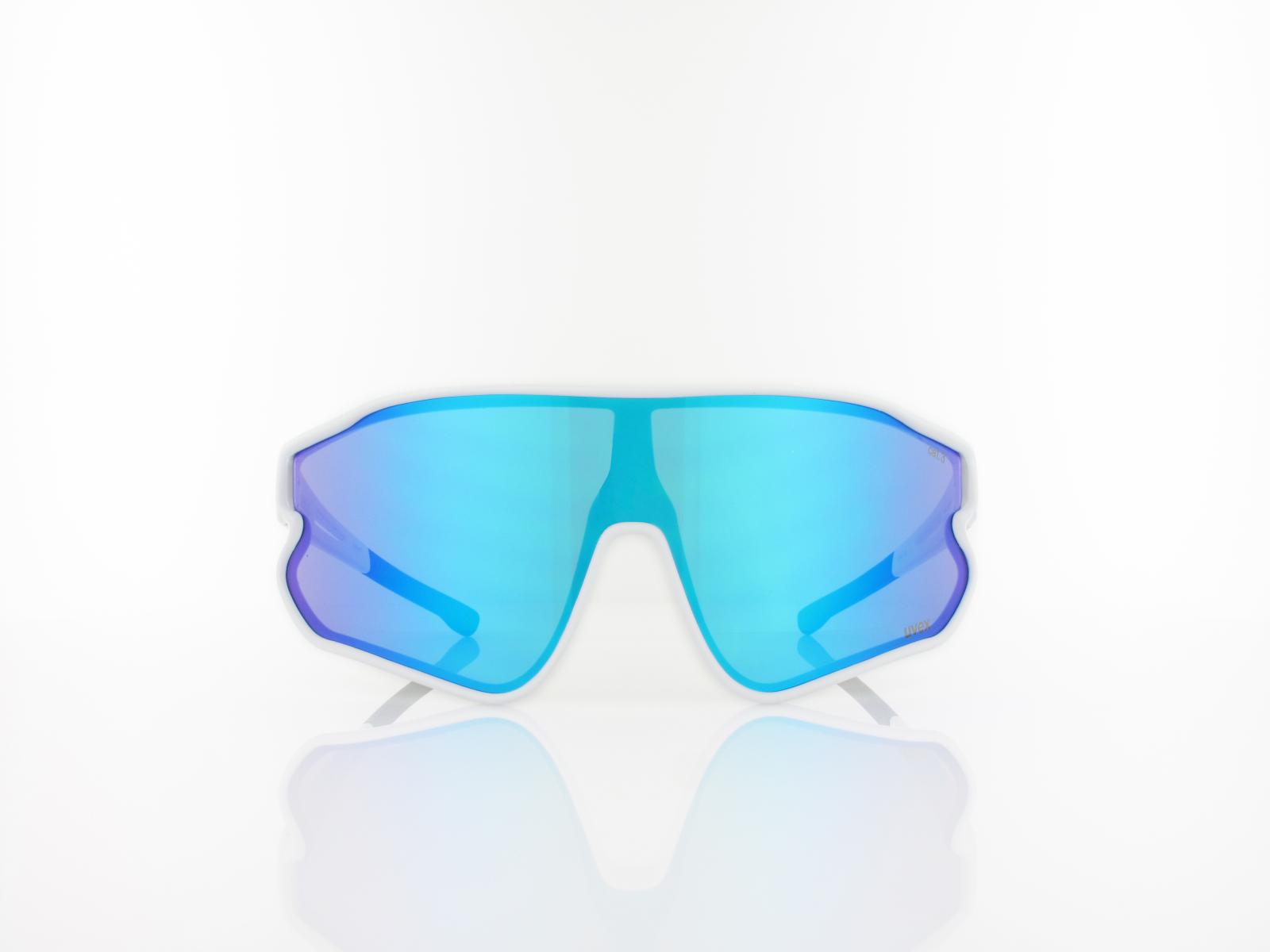 UVEX | RXs 4301 2000 9037 135 | white shiny / grey - blue mirror