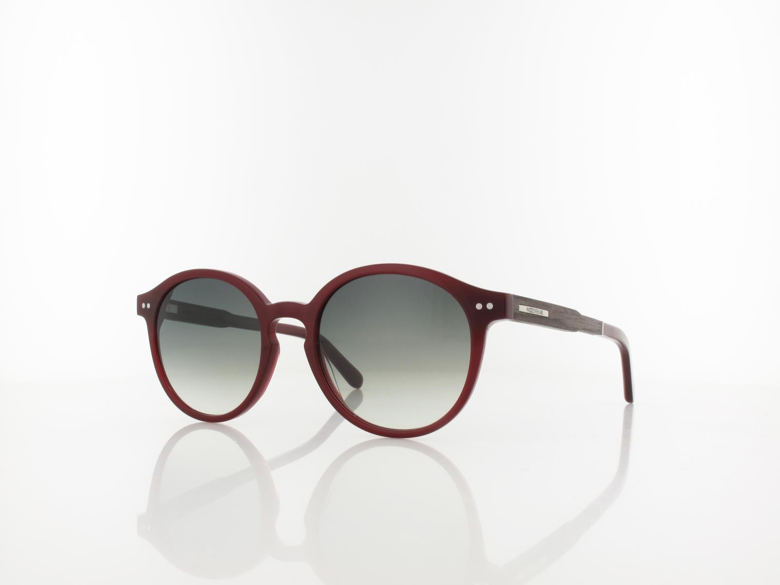 Wood Fellas | Trostberg Wood Acetate 10777 6983 51 | black oak burgundy / green gradient
