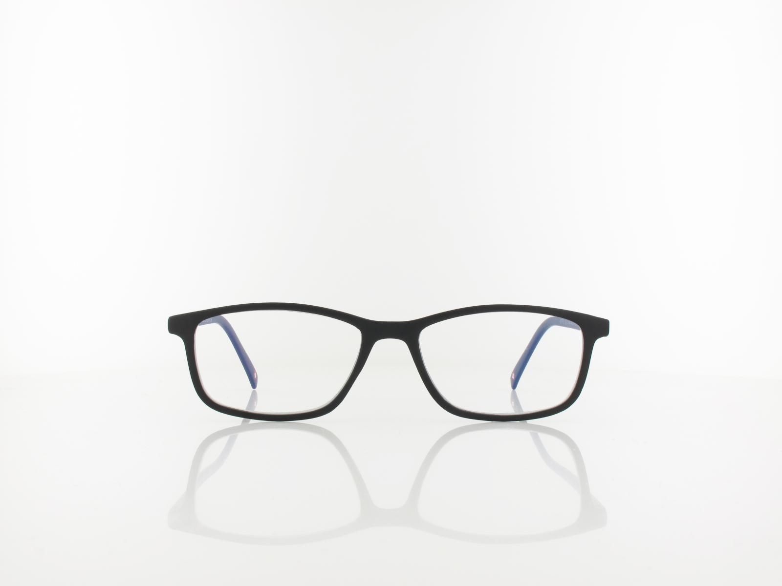 Brilando | BLF51 BLUE-UVFertiglesebrille | matt black | +2,50