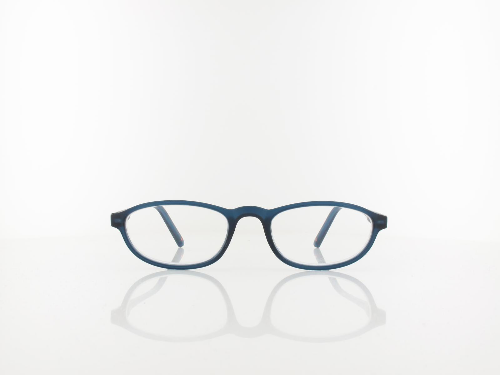 Brilando | HMR57B Fertiglesebrille | matt blue | +1,50