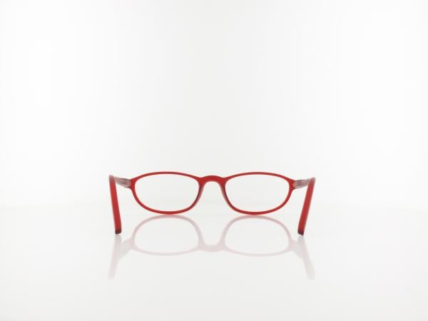 Brilando | HMR57C Fertiglesebrille | matt burgundy  | +3,50