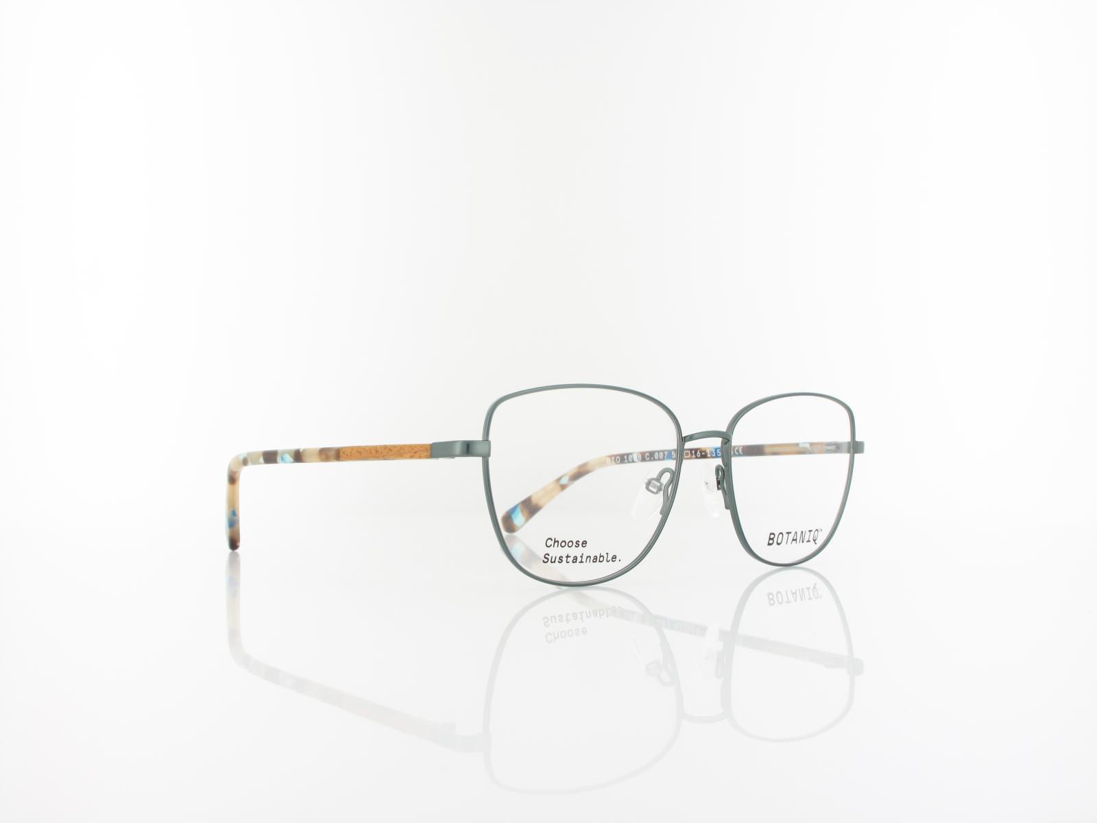 Botaniq | BIO-1008 007 51 | matte teal wood blue brown tort