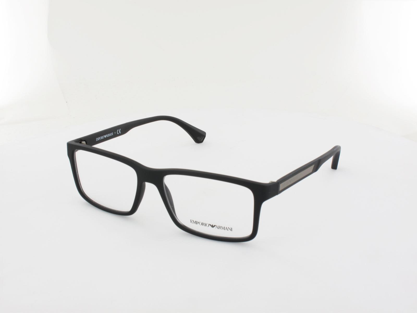 Emporio Armani | EA3038 5063 56 | black rubber