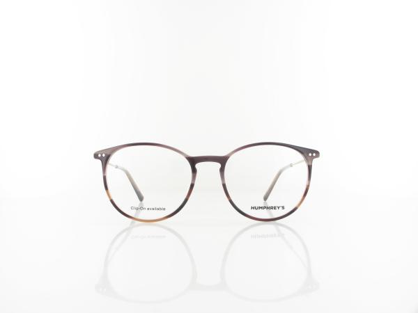 HUMPHREY'S | 581069 65 51 | braun dark palm green marmoriert
