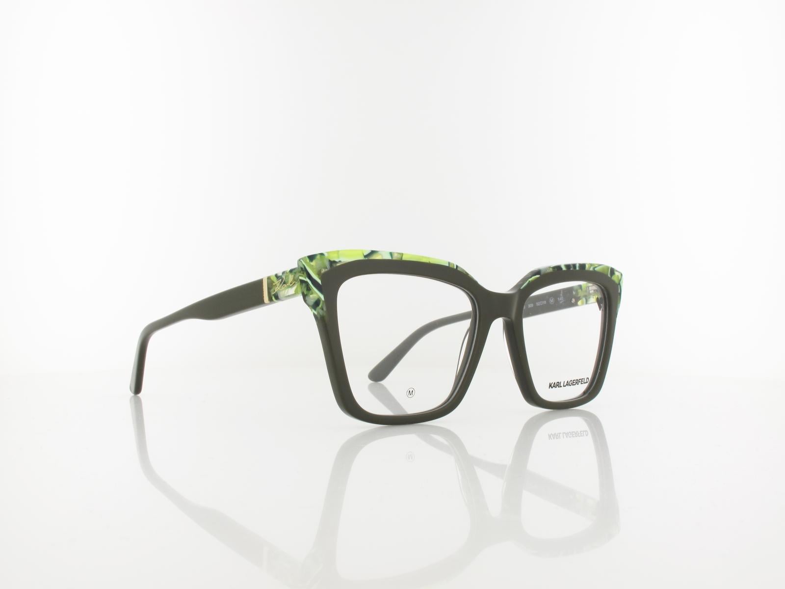 Karl Lagerfeld | KL6130 309 52 | olive green marble