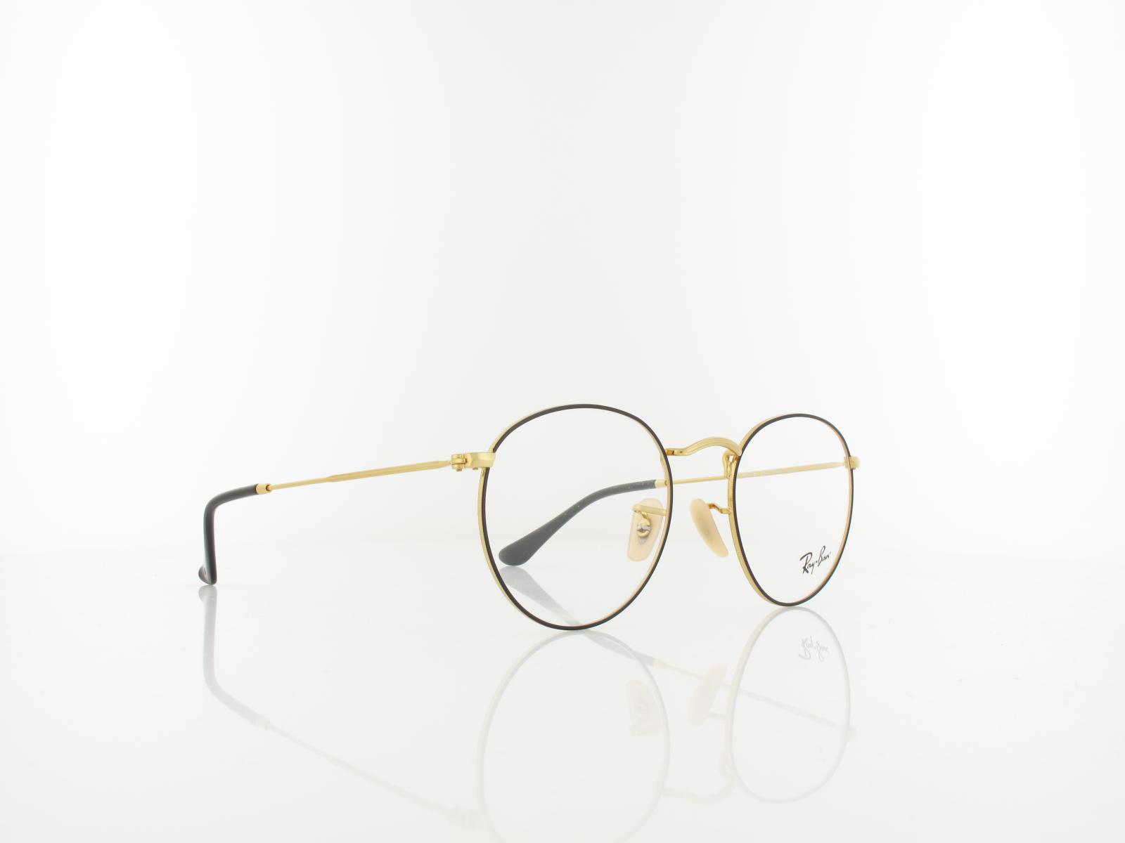 Ray Ban | Round Metal RX3447V 2991 50 | black on arista
