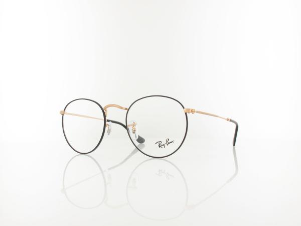 Ray Ban | Round Metal RX3447V 3173 50 | black on rosegold