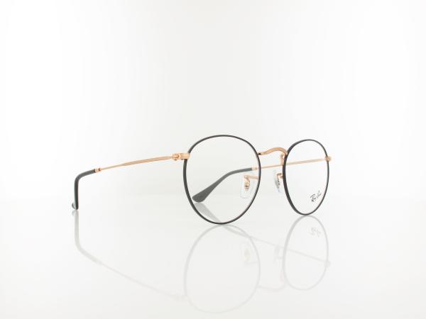 Ray Ban | Round Metal RX3447V 3173 50 | black on rosegold