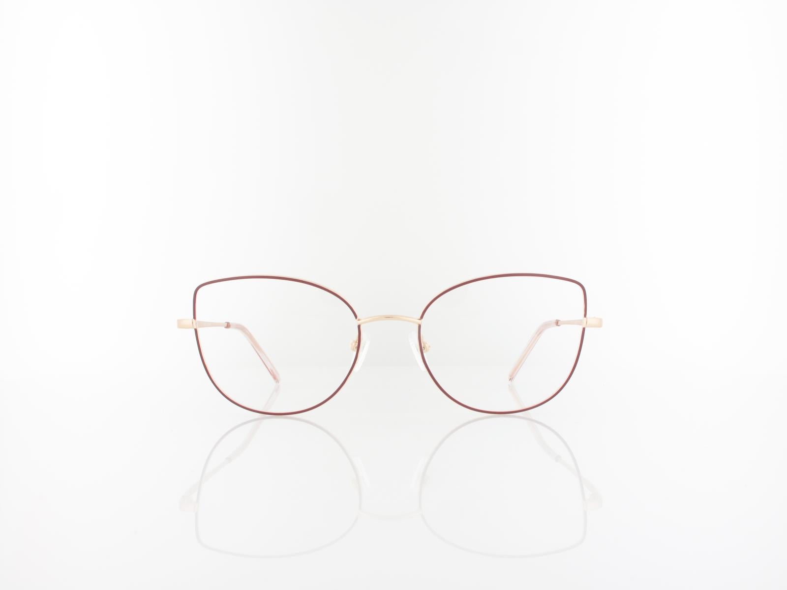 Brilando | L119 E 53 | gl&auml;nzend rosegold matt violett
