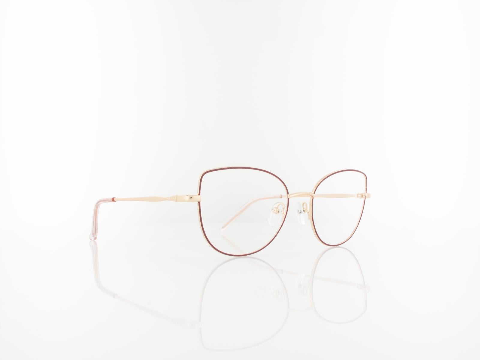 Brilando | L119 E 53 | gl&auml;nzend rosegold matt violett
