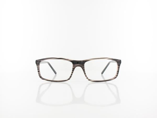 Brilando | OW II146 C23 53 | black striped transparent