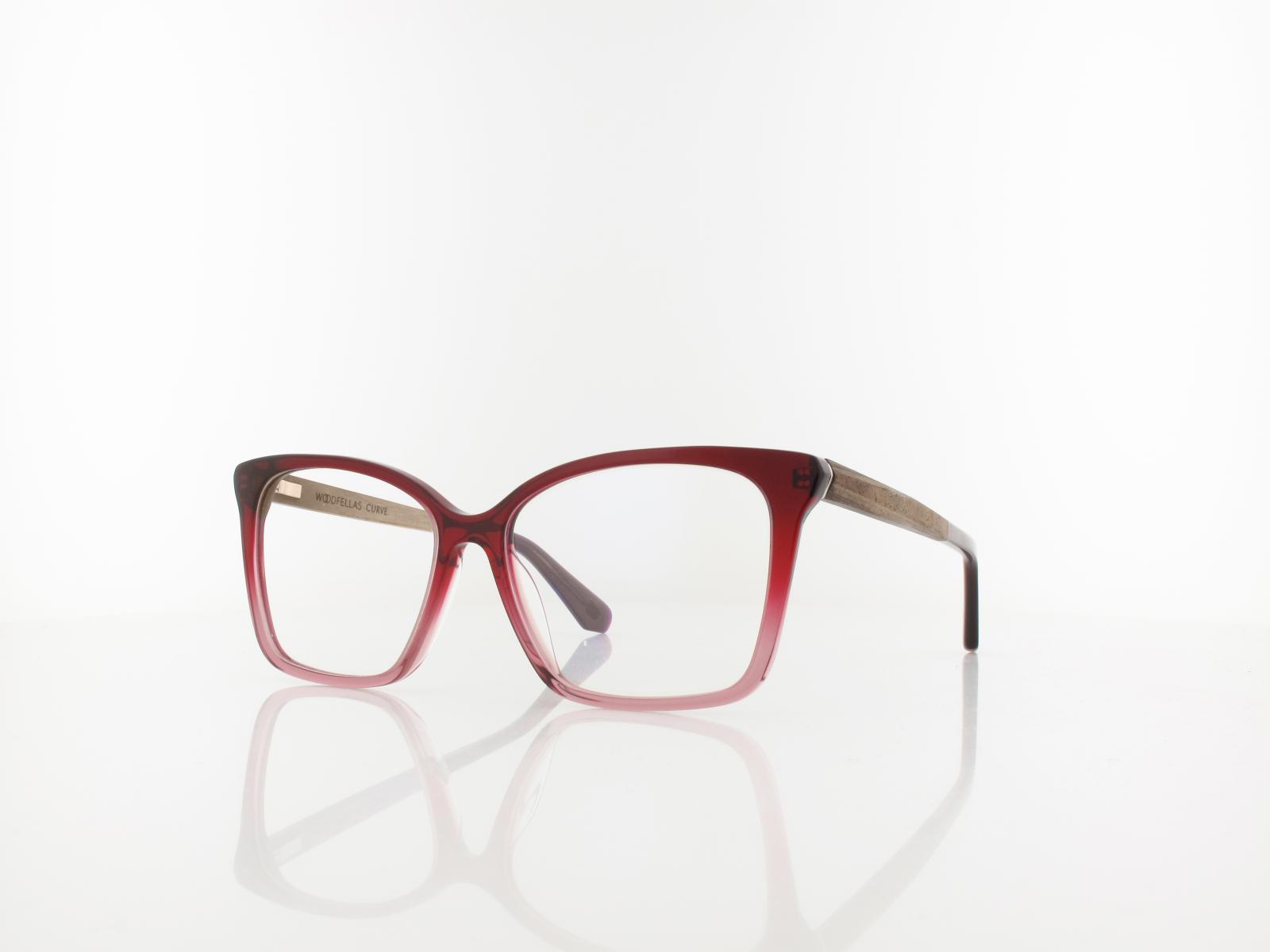Wood Fellas | Curve Wood Acetate 11042 7043 53 | curled red