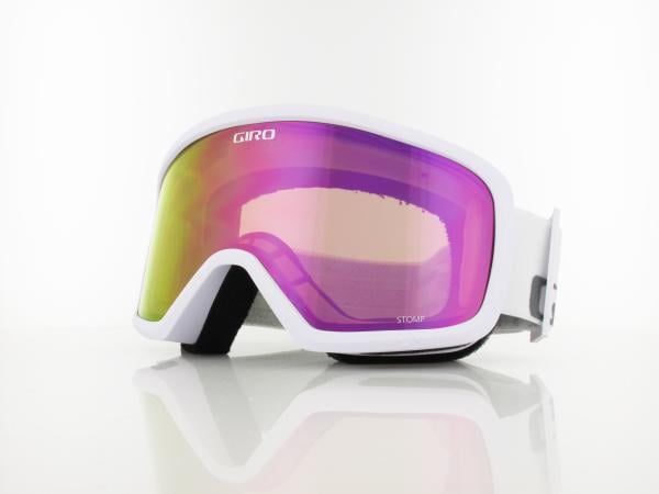 Giro | Stomp 008 | white wordmark / amber pink