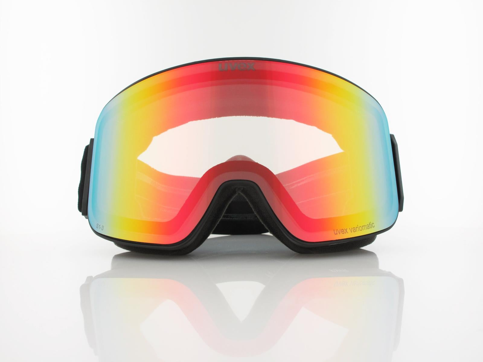 UVEX | pyrit V S550689 2230 | black matt / DL vario rainbow mirror - clear
