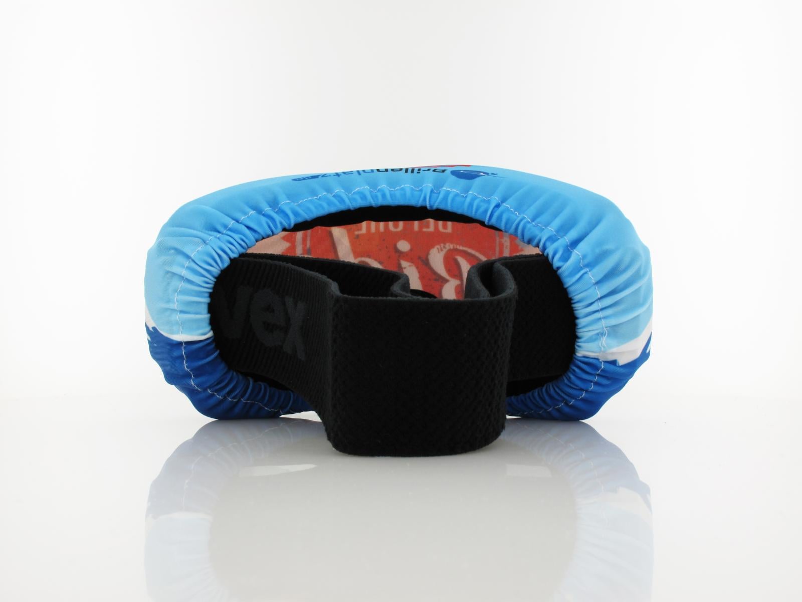 Brilando | goggle cover 01 remove before ride | blue red