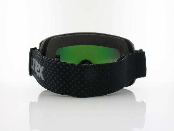 uvex pyrit FM - Skibrille für Damen und Herren - Filterkategorie 2 - vergrößertes, beschlagfreies Sichtfeld - schwarz matt dl-blau-klar S2 - one size