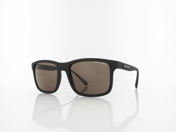 Armani Exchange | AX4145S 807873 57 | matte black / dark brown