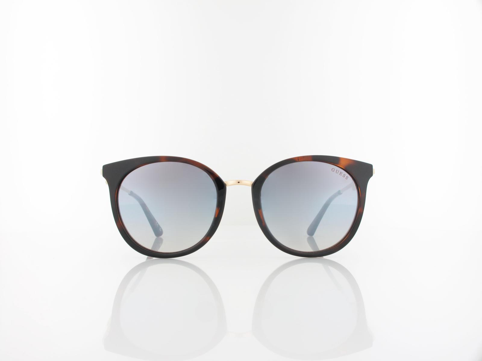 Guess | GU7645 52G 52 | dark havana / brown mirror