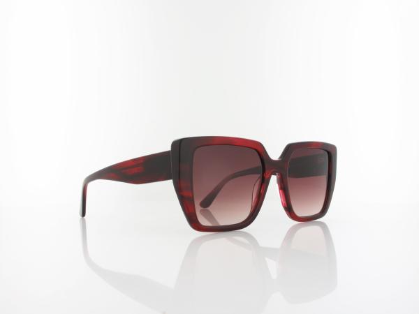 Karl Lagerfeld | KL6036S 049 52 | striped burgundy / rose brown gradient