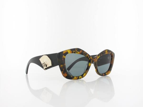 Karl Lagerfeld | KL6127S 234 52 | striped tobacco / green