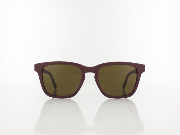 Lacoste | L987S 603 53 | matte dark red / brown
