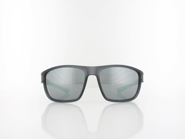 Brilando | Premium Sport M2510 58 | grau transparent matt gr&uuml;n / grau silberspiegel