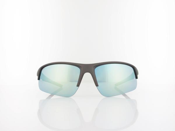 Brilando | Premium Sport M2580 71 | anthrazit matt schwarz / gelb-silber verspiegelt