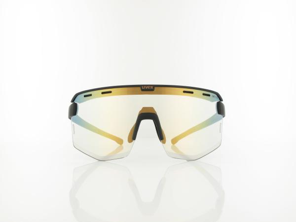 UVEX | RXs 4304 V 1200 160 | schwarz matt / variomatic colorvision nature goldspiegel