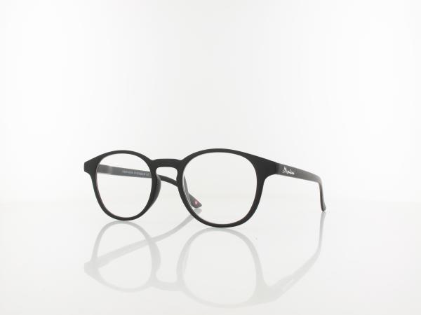 Brilando | MR52 Fertiglesebrille | matt black | +2,50