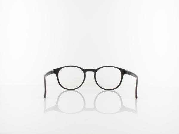 Brilando | MR52 Fertiglesebrille | matt black | +2,50