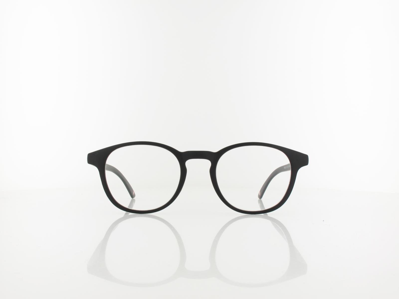 Brilando | MR52 Fertiglesebrille | matt black | +3,50