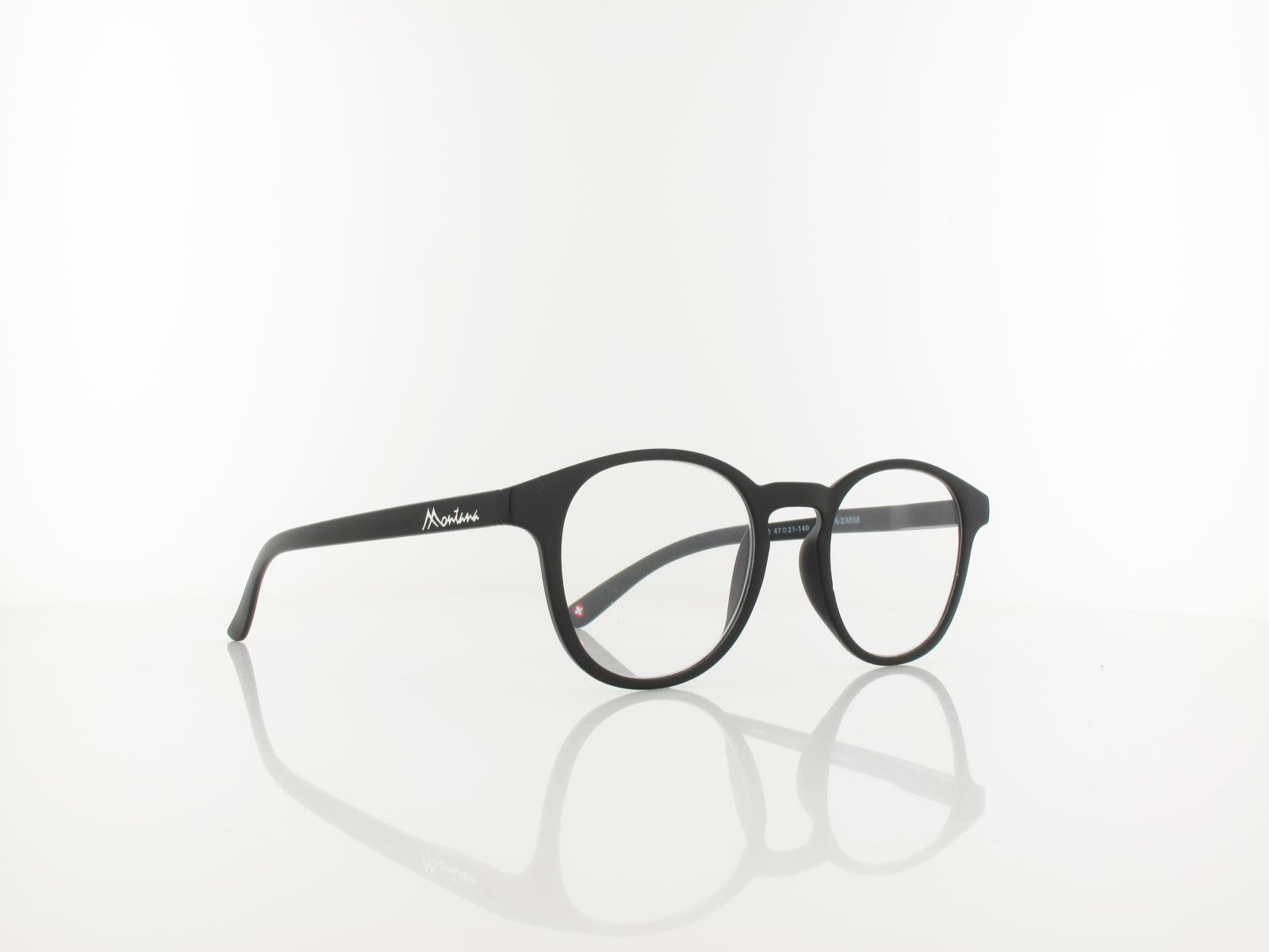 Brilando | MR52 Fertiglesebrille | matt black | +3,50