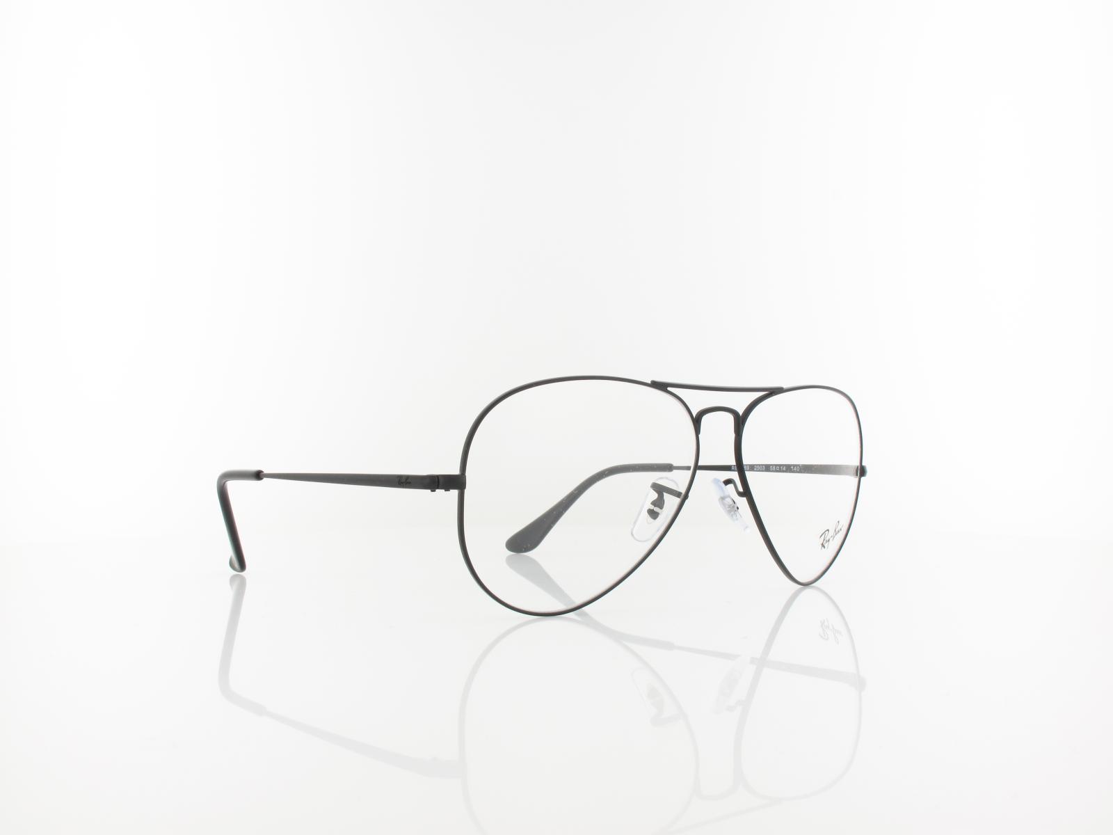 Ray Ban | Aviator RX6489 2503 58 | matte black