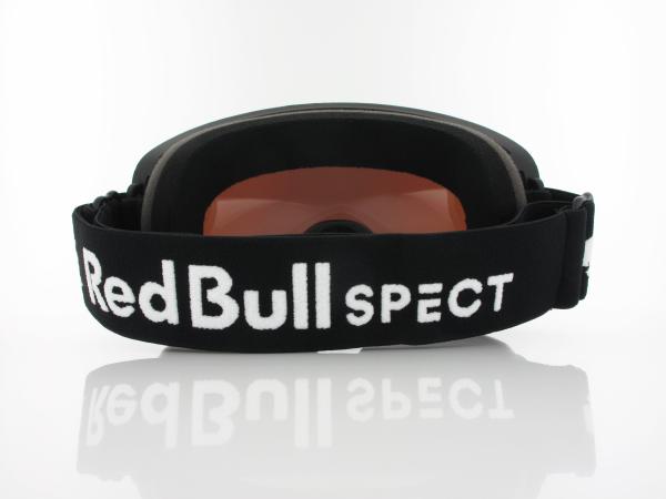 Red Bull SPECT | RUSH 18GR3 | matt black black strap white logo / brown with green mirror