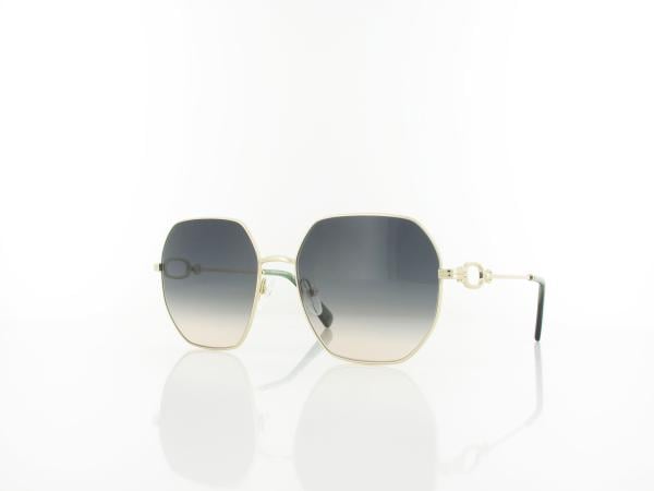 Longchamp | LO187S 725 58 | gold gradient green rose / grey gradient