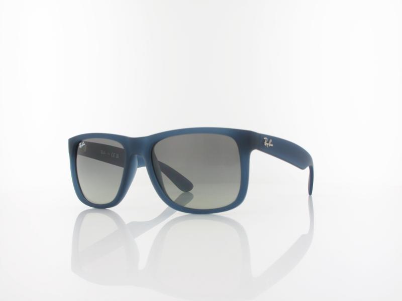 Ray Ban | Justin RB4165 681311 55 | rubber blue / grey gradient